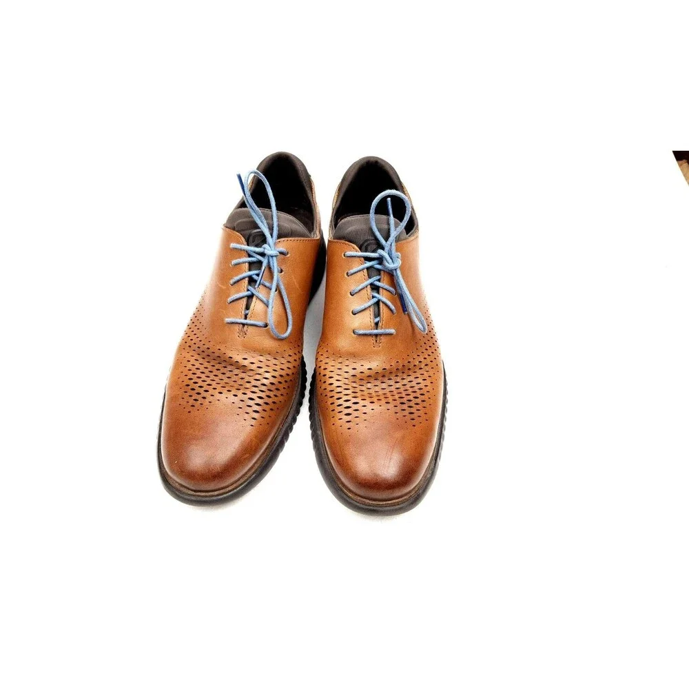 Cole Haan 2.Zerogrand Laser Wing Tip Oxford Lined Men's Size 10 M